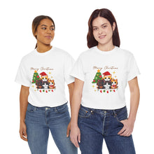 Load image into Gallery viewer, Kittens in Christmas, animal lovers, christmas, Unisex Heavy Cotton Tee