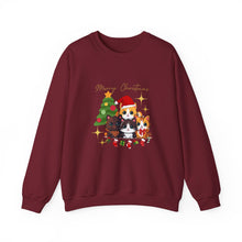 Load image into Gallery viewer, Kittens in Christmas, animal lovers, christmas, Unisex Heavy Blend™ Crewneck Sweatshirt