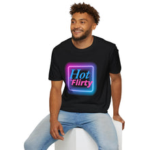 Load image into Gallery viewer, Hot & Flirty, sexy, provoking, tease, Unisex Softstyle T-Shirt