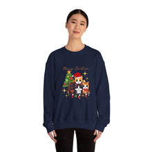 Load image into Gallery viewer, Kittens in Christmas, animal lovers, christmas, Unisex Heavy Blend™ Crewneck Sweatshirt