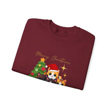 Load image into Gallery viewer, Kittens in Christmas, animal lovers, christmas, Unisex Heavy Blend™ Crewneck Sweatshirt