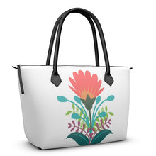 Load image into Gallery viewer, Spontaneous Bloom Zip Top HandBag