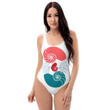 Load image into Gallery viewer, Shell to Shell - Cr-Bl-Rd One-Piece Swimsuit
