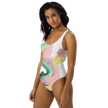 Load image into Gallery viewer, Life's Slippery Road One-Piece Swimsuit