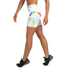 Load image into Gallery viewer, Balanced - multi color V2 Yoga Shorts