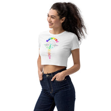 Load image into Gallery viewer, Balanced - multi color Organic Crop Top