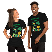 Load image into Gallery viewer, Kiss me I am Irish!!! St Patrick Day Short-Sleeve Unisex T-Shirt