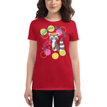 Load image into Gallery viewer, Princess Raccoon Women's short sleeve t-shirt