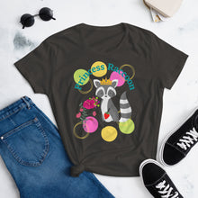 Load image into Gallery viewer, Raccoon Princess Women's short sleeve t-shirt