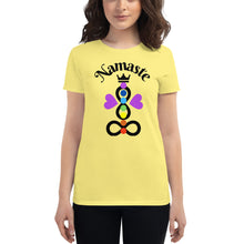 Load image into Gallery viewer, Namaste Women's short sleeve t-shirt