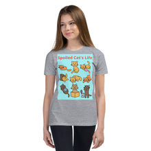 Load image into Gallery viewer, Spoiled Cat's Life Youth Short Sleeve T-Shirt
