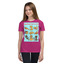 Load image into Gallery viewer, Spoiled Cat's Life Youth Short Sleeve T-Shirt