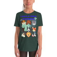 Load image into Gallery viewer, I am a Dog person Youth Short Sleeve T-Shirt