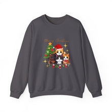 Load image into Gallery viewer, Kittens in Christmas, animal lovers, christmas, Unisex Heavy Blend™ Crewneck Sweatshirt
