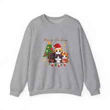Load image into Gallery viewer, Kittens in Christmas, animal lovers, christmas, Unisex Heavy Blend™ Crewneck Sweatshirt
