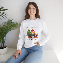 Load image into Gallery viewer, Kittens in Christmas, animal lovers, christmas, Unisex Heavy Blend™ Crewneck Sweatshirt
