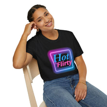 Load image into Gallery viewer, Hot &amp; Flirty, sexy, provoking, tease, Unisex Softstyle T-Shirt
