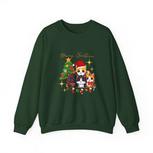 Load image into Gallery viewer, Kittens in Christmas, animal lovers, christmas, Unisex Heavy Blend™ Crewneck Sweatshirt
