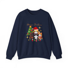 Load image into Gallery viewer, Kittens in Christmas, animal lovers, christmas, Unisex Heavy Blend™ Crewneck Sweatshirt
