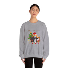 Load image into Gallery viewer, Kittens in Christmas, animal lovers, christmas, Unisex Heavy Blend™ Crewneck Sweatshirt
