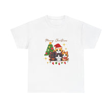 Load image into Gallery viewer, Kittens in Christmas, animal lovers, christmas, Unisex Heavy Cotton Tee
