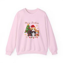 Load image into Gallery viewer, Kittens in Christmas, animal lovers, christmas, Unisex Heavy Blend™ Crewneck Sweatshirt
