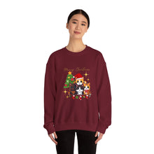 Load image into Gallery viewer, Kittens in Christmas, animal lovers, christmas, Unisex Heavy Blend™ Crewneck Sweatshirt
