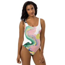 Load image into Gallery viewer, Life's Slippery Road One-Piece Swimsuit
