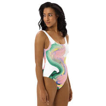 Load image into Gallery viewer, Life's Slippery Road One-Piece Swimsuit
