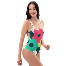 Load image into Gallery viewer, Tri-fold flower One-Piece Swimsuit
