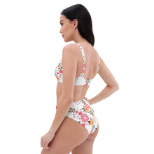 Load image into Gallery viewer, Red, pink and yellow Recycled high-waisted bikini

