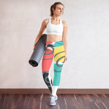 Load image into Gallery viewer, Spirals of Wind Pastels Yoga Leggings
