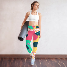 Load image into Gallery viewer, Tri-fold flower Yoga Leggings
