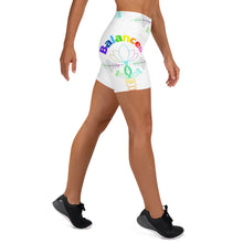 Load image into Gallery viewer, Balanced - multi color V2 Yoga Shorts
