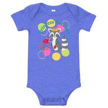 Load image into Gallery viewer, Raccoon Princess Baby short sleeve one piece
