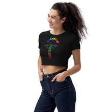 Load image into Gallery viewer, Balanced - multi color Organic Crop Top

