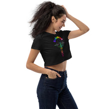 Load image into Gallery viewer, Balanced - multi color Organic Crop Top
