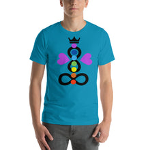 Load image into Gallery viewer, Chakras Inner Princess Journey IPJ- Logo Short-Sleeve Unisex T-Shirt
