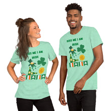 Load image into Gallery viewer, Kiss me I am Irish!!! St Patrick Day Short-Sleeve Unisex T-Shirt
