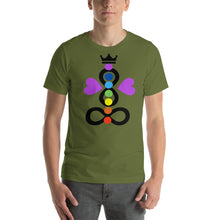 Load image into Gallery viewer, Chakras Inner Princess Journey IPJ- Logo Short-Sleeve Unisex T-Shirt
