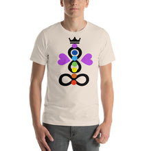 Load image into Gallery viewer, Chakras Inner Princess Journey IPJ- Logo Short-Sleeve Unisex T-Shirt
