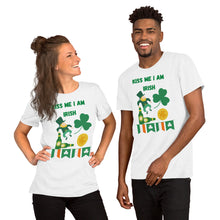 Load image into Gallery viewer, Kiss me I am Irish!!! St Patrick Day Short-Sleeve Unisex T-Shirt
