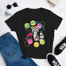 Load image into Gallery viewer, Raccoon Princess Women's short sleeve t-shirt
