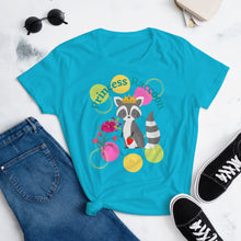 Load image into Gallery viewer, Raccoon Princess Women's short sleeve t-shirt
