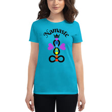 Load image into Gallery viewer, Namaste Women's short sleeve t-shirt
