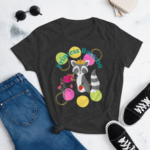 Load image into Gallery viewer, Raccoon Princess Women's short sleeve t-shirt
