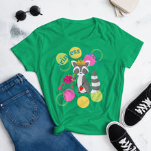 Load image into Gallery viewer, Raccoon Princess Women's short sleeve t-shirt
