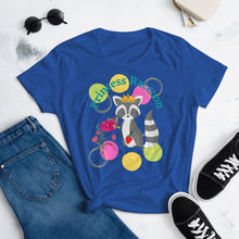 Load image into Gallery viewer, Raccoon Princess Women's short sleeve t-shirt

