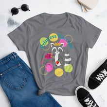 Load image into Gallery viewer, Raccoon Princess Women's short sleeve t-shirt
