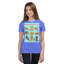 Load image into Gallery viewer, Spoiled Cat's Life Youth Short Sleeve T-Shirt
